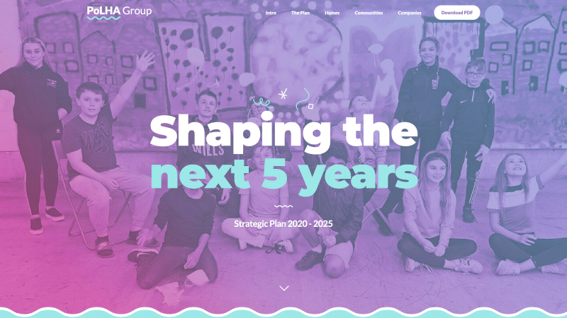 Porth of Leith Housing Assocation website